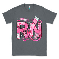Charcoal Heather breast cancer rn registered nurse Classic Tee - JahusDesignShop