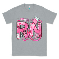Heather Grey breast cancer rn registered nurse Classic Tee - JahusDesignShop