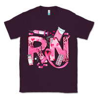 Plum breast cancer rn registered nurse Classic Tee - JahusDesignShop