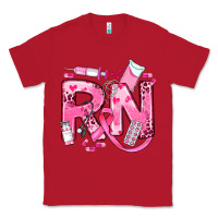 Red breast cancer rn registered nurse Classic Tee - JahusDesignShop