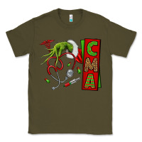 Army Green grinch hand cma nurse Classic Tee - NancyCooperArtShop