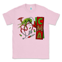 Bubblegum Pink grinch hand cma nurse Classic Tee - NancyCooperArtShop