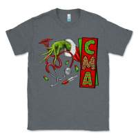 Charcoal Heather grinch hand cma nurse Classic Tee - NancyCooperArtShop