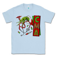 Dusty Blue grinch hand cma nurse Classic Tee - NancyCooperArtShop