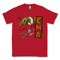 Red grinch hand cma nurse Classic Tee - NancyCooperArtShop