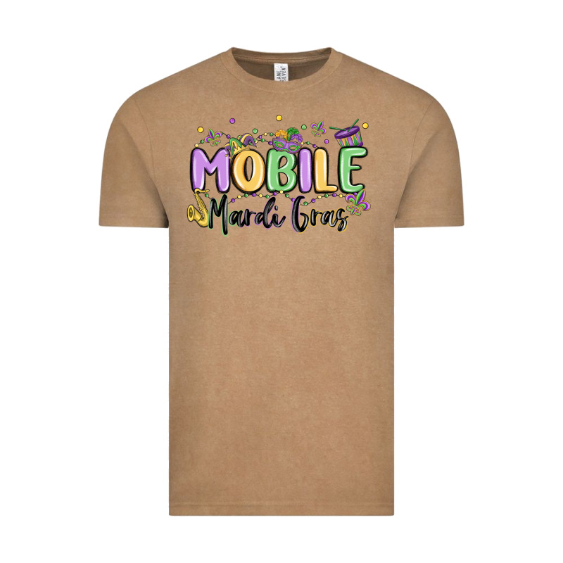 Mobile Mardi Gras Vintage Tee by MaliasSmallBusiness | Teevron