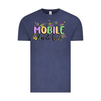 Vintage Denim mobile mardi gras Vintage Tee - MaliasSmallBusiness