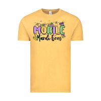 Vintage Mustard mobile mardi gras Vintage Tee - MaliasSmallBusiness