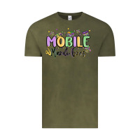 Vintage Olive mobile mardi gras Vintage Tee - MaliasSmallBusiness