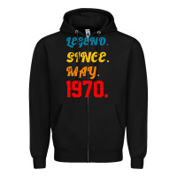 Black Legend Since May 1970 Zipper Hoodie - Bettercallsaul