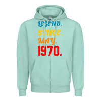 Seafoam Legend Since May 1970 Zipper Hoodie - Bettercallsaul