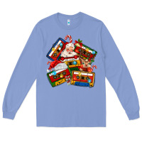 Colony Blue christmas cassette tapes Long Sleeve Tee - MaliasSmallBusiness