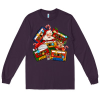 Plum christmas cassette tapes Long Sleeve Tee - MaliasSmallBusiness