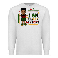 Oatmeal Heather i am black history black boy  juneteenth Premium Sweatshirt - CowGirlArtShop