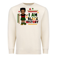Sandshell i am black history black boy  juneteenth Premium Sweatshirt - CowGirlArtShop