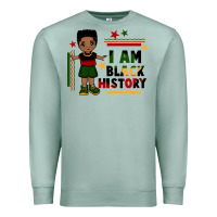 Seafoam i am black history black boy  juneteenth Premium Sweatshirt - CowGirlArtShop
