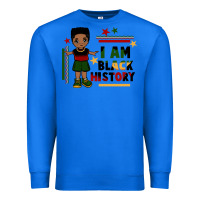 True Royal i am black history black boy  juneteenth Premium Sweatshirt - CowGirlArtShop