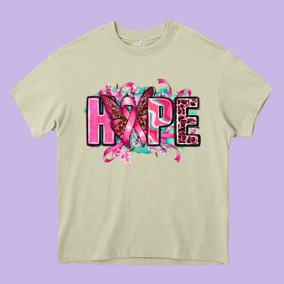 Hope With Butterfly's Heavy Core Tee Designed By Adodesignshop
