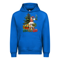 Cobalt Ho Ho Ho Christmas Gnome Urban Hoodie - BundleAndBundleShop