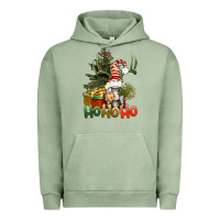 Ho Ho Ho Christmas Gnome Urban Hoodie | Teevron