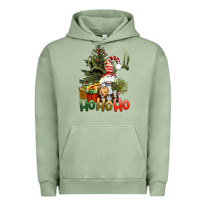 Ho Ho Ho Christmas Gnome Urban Hoodie by BundleAndBundleShop | Teevron