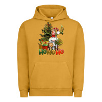 Pigment Peanut Butter Ho Ho Ho Christmas Gnome Urban Hoodie - BundleAndBundleShop