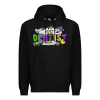 Black dentist mardi gras Premium Hoodie - CowGirlArtShop