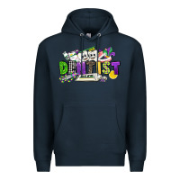 Navy dentist mardi gras Premium Hoodie - CowGirlArtShop