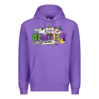 Purple dentist mardi gras Premium Hoodie - CowGirlArtShop