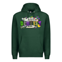 Sports Green dentist mardi gras Premium Hoodie - CowGirlArtShop