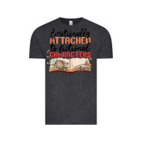 Vintage Black emotionally attached to fictional characters Vintage Tee - MaliasSmallBusiness
