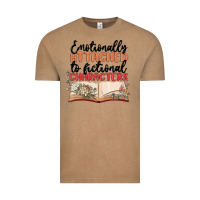 Vintage Coffee emotionally attached to fictional characters Vintage Tee - MaliasSmallBusiness