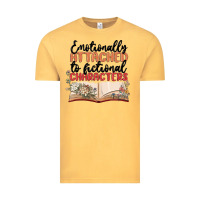 Vintage Mustard emotionally attached to fictional characters Vintage Tee - MaliasSmallBusiness