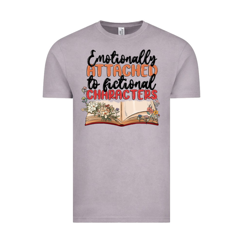 Emotionally Attached To Fictional Characters Vintage Tee by MaliasSmallBusiness | Teevron