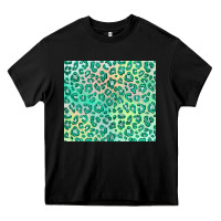 Black green leopard glitter Heavy Core Tee - JahusDesignShop
