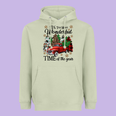 Its The Most Wonderful Time Of The Year Heavyweight Hoodie Designed By Cowgirlartshop