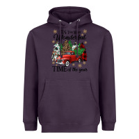 Plum its the most wonderful time of the year Heavyweight Hoodie - CowGirlArtShop