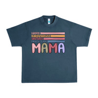 Midnight Navy mama Urban Heavy Tee - MaliasSmallBusiness