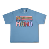 Pebble Blue mama Urban Heavy Tee - MaliasSmallBusiness