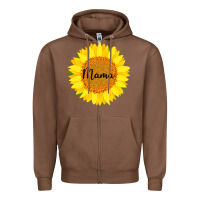 Chestnut Sunflower Mama Zipper Hoodie - Bettercallsaul