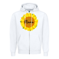 White Sunflower Mama Zipper Hoodie - Bettercallsaul