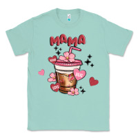 Seafoam mama coffee cups Classic Tee - MaliasSmallBusiness