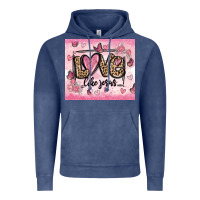Vintage Denim love like jesus Vintage Hoodie - MaliasSmallBusiness