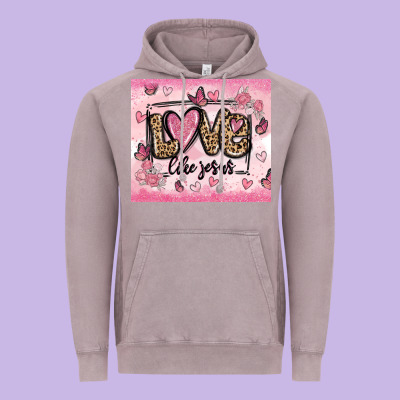 Love Like Jesus Vintage Hoodie Designed By Maliassmallbusiness