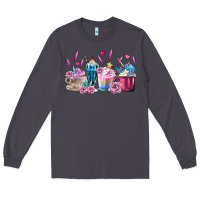 Smoke Unicorn Coffee Cups Long Sleeve Tee - MaliasSmallBusiness