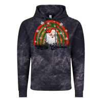 Cloud Black merry christmas santa rainbow Vintage Hoodie - Jasminsmagicworld