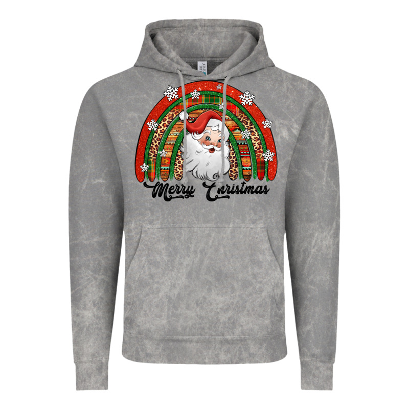 Merry Christmas Santa Rainbow Vintage Hoodie by Jasminsmagicworld | Teevron