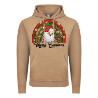 Vintage Coffee merry christmas santa rainbow Vintage Hoodie - Jasminsmagicworld