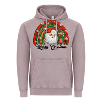 Vintage Zinc merry christmas santa rainbow Vintage Hoodie - Jasminsmagicworld