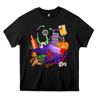 Black zombie nurse   halloween Heavy Core Tee - AdoDesignShop